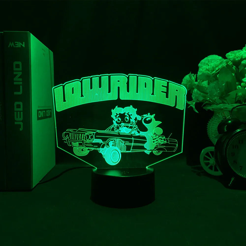 🚗 Lampka Nocna LED - Samochód