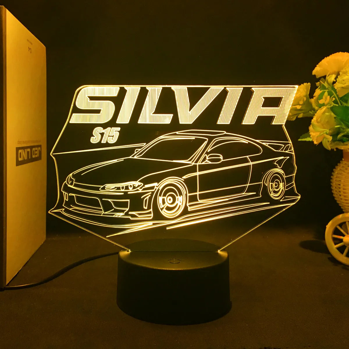 🚗 Lampka Nocna LED - Samochód