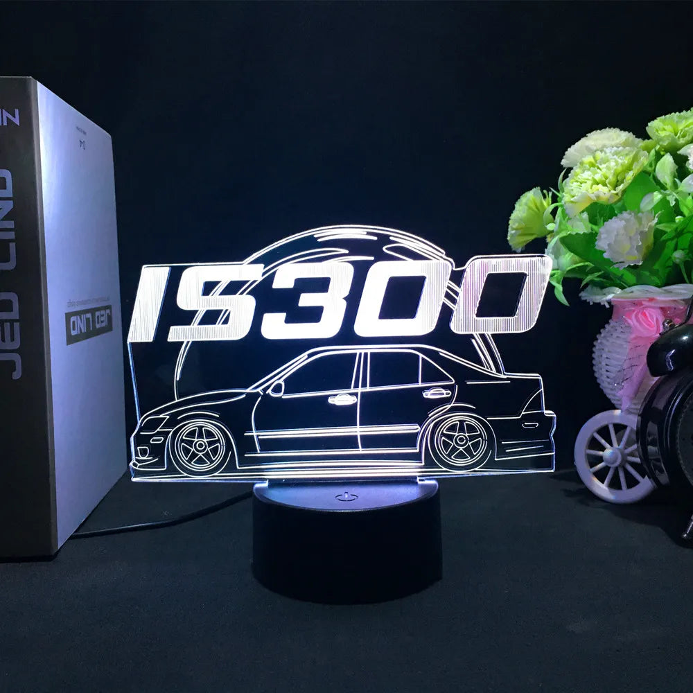 🚗 Lampka Nocna LED - Samochód