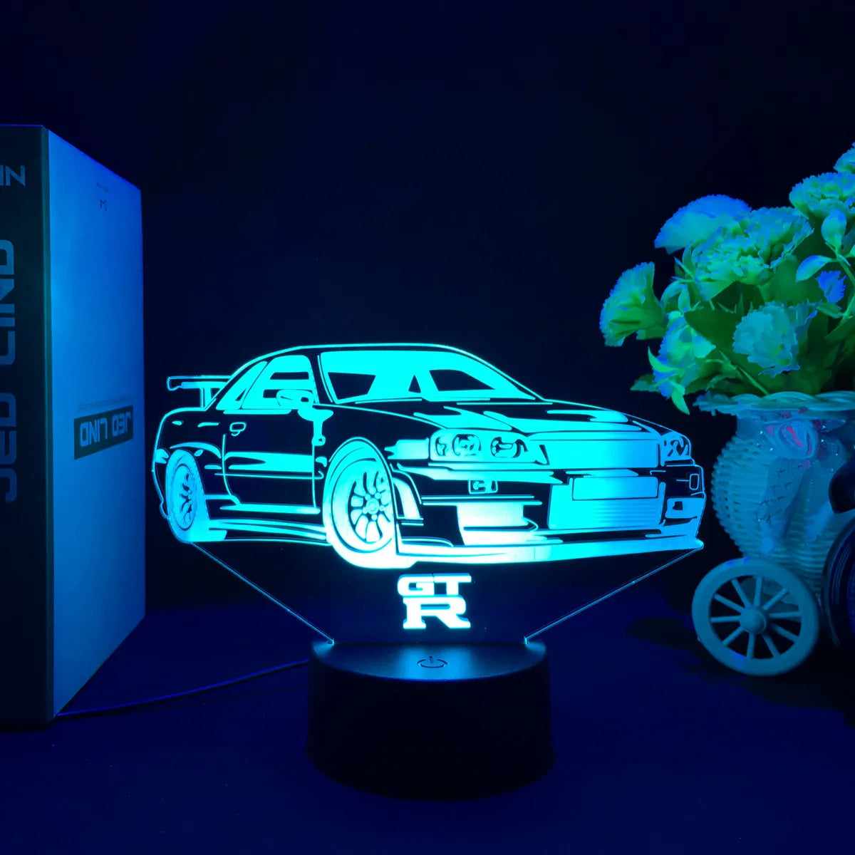 🚗 Lampka Nocna LED - Samochód