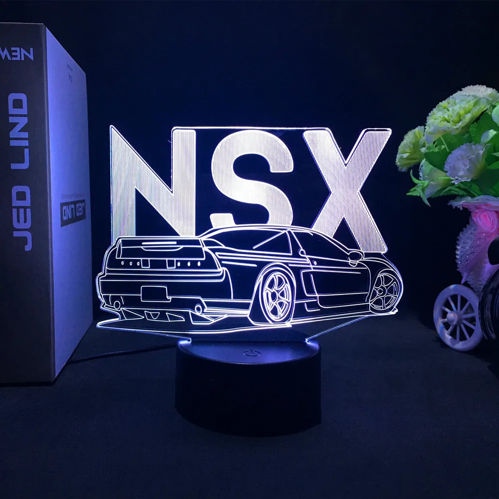 🚗 Lampka Nocna LED - Samochód